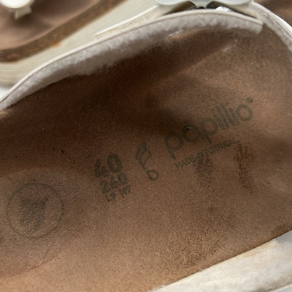 Papillio by Birkenstock White Gizeh Platform Sandals Shoes Size 40 Women’s US 9 - Picture 6 of 8